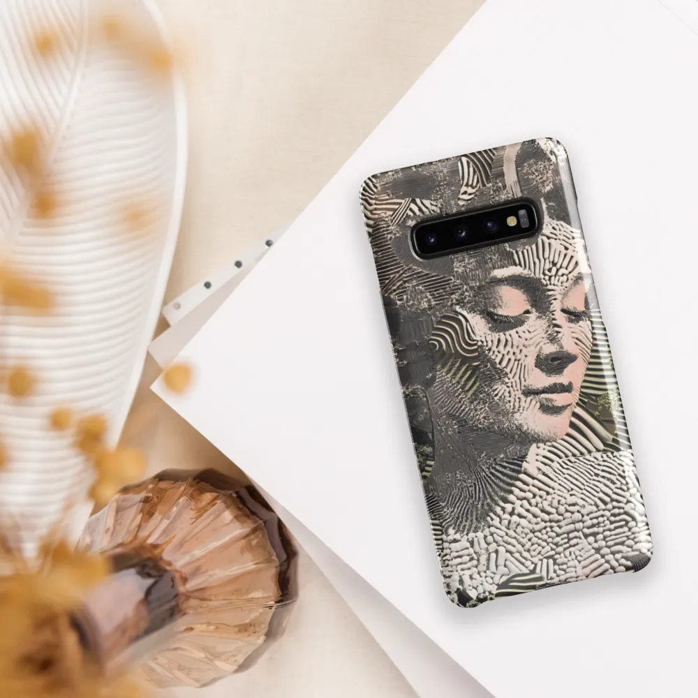 Ethereal Blend of Nature and Humanity | Phone Case |  S10 Plus | Snap Case | Glossy