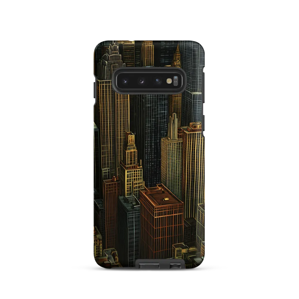 Urban Elegance: A Golden Cityscape