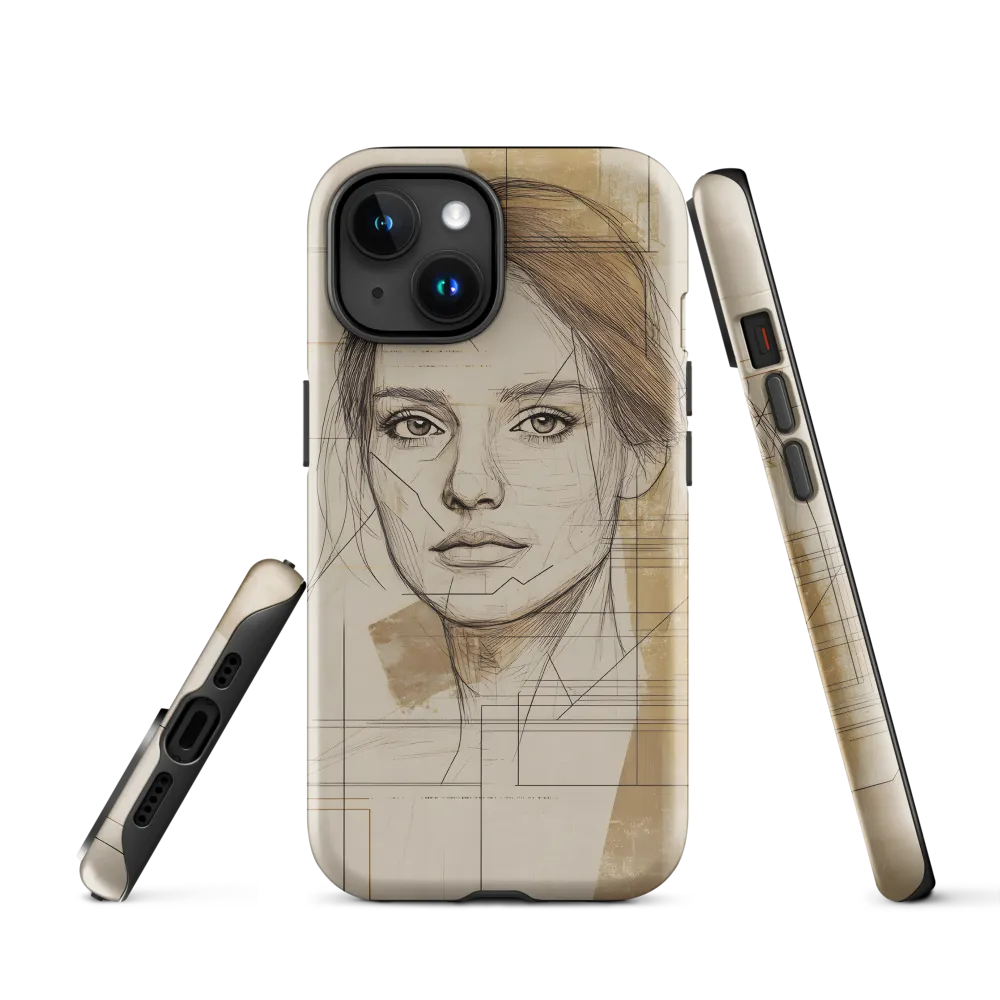 Geometric Elegance: A Modern Portrait