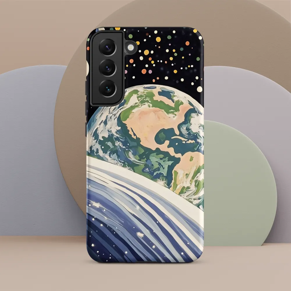 Celestial View: A Surreal Journey Through Space