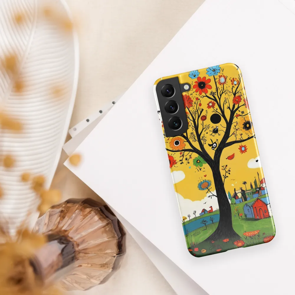Whimsical Blooms of Life | Phone Case |  S22 Plus | Snap Case | Glossy