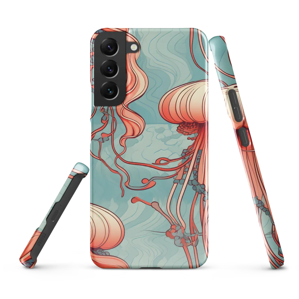 Ethereal Dance of Jellyfish | Phone Case |  S22 Plus | Snap Case | Glossy