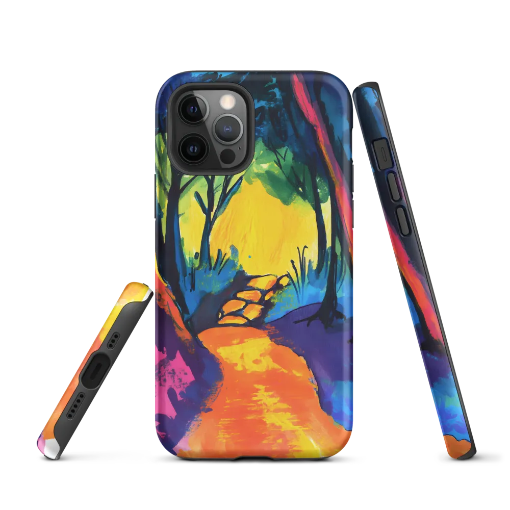 Path Through a Vibrant Forest