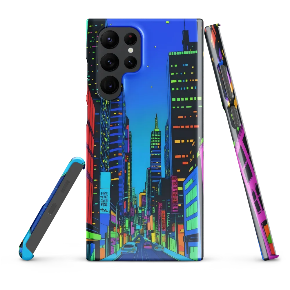 Neon Dreamscape: A Futuristic City at Dusk