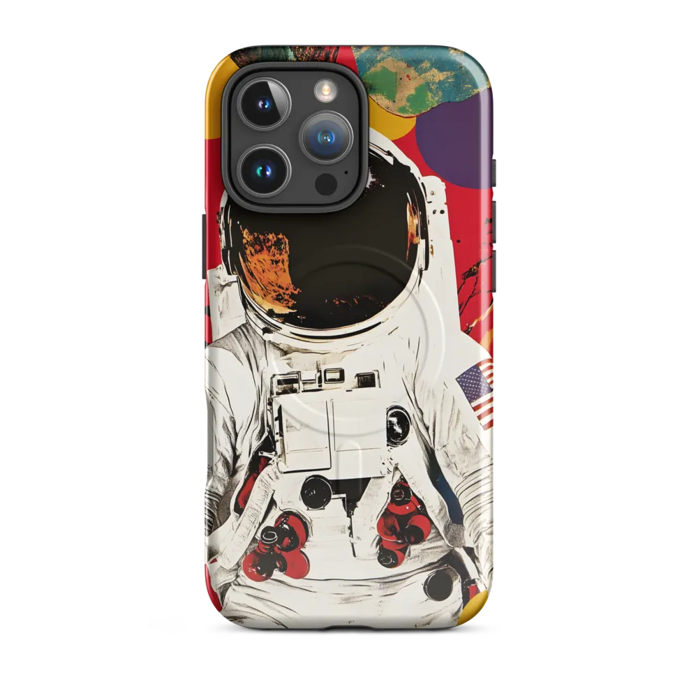 Cosmic Exploration: The Astronaut's Journey | Phone Case |  16 Pro Max | MagSafe® Tough Case | Glossy