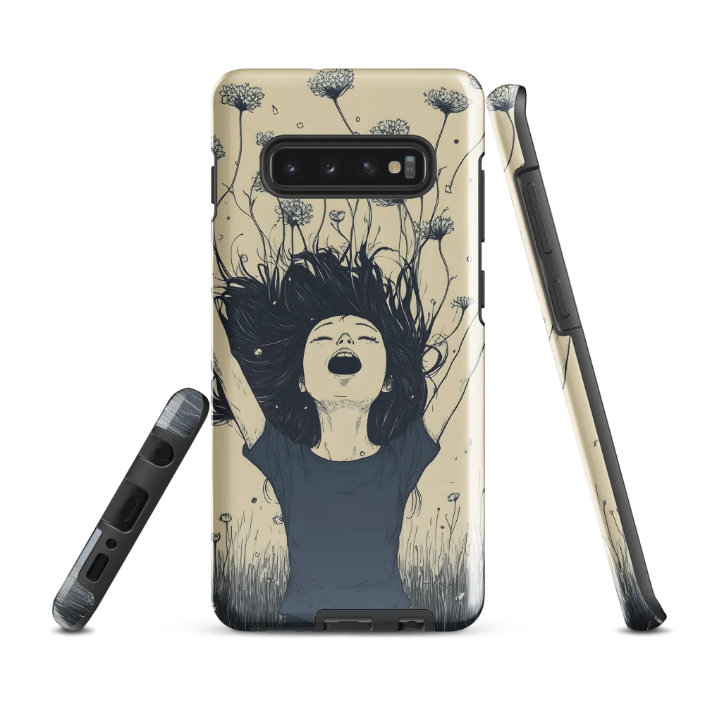 Embracing Nature's Joy | Phone Case |  S10 Plus | Tough Case | Glossy