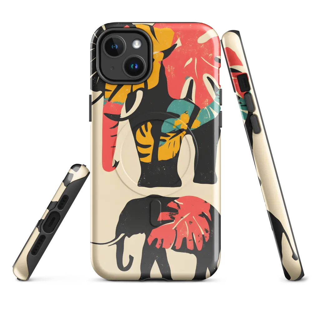 Tropical Elegance: The Elephant's Dance