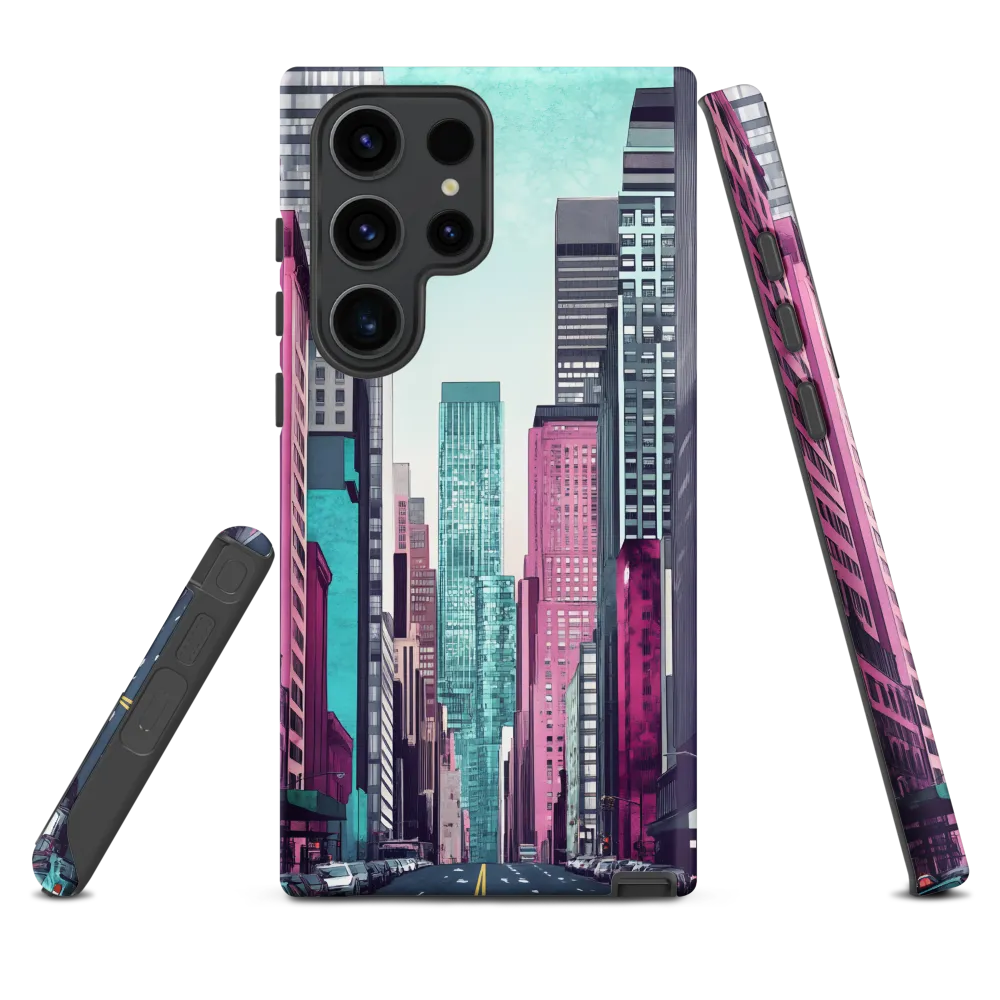 Urban Vibes: A Modern Cityscape | Phone Case |  S23 Ultra | Tough Case | Matte