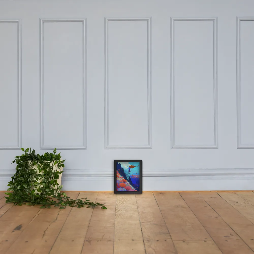 Whispers of Freedom | Poster with Black Frame | 8″×10″