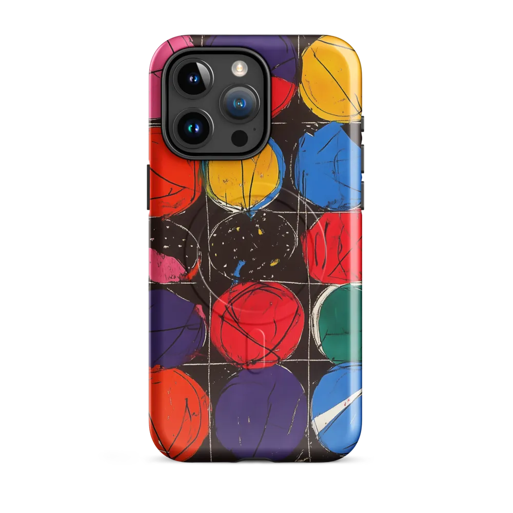 Colorful Circles in Abstract Harmony
