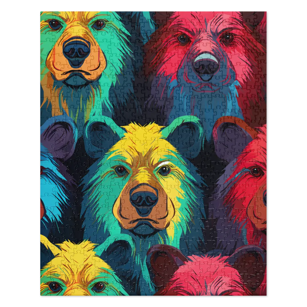 The Colorful Essence of Bears | Jigsaw Puzzle | 520 pieces