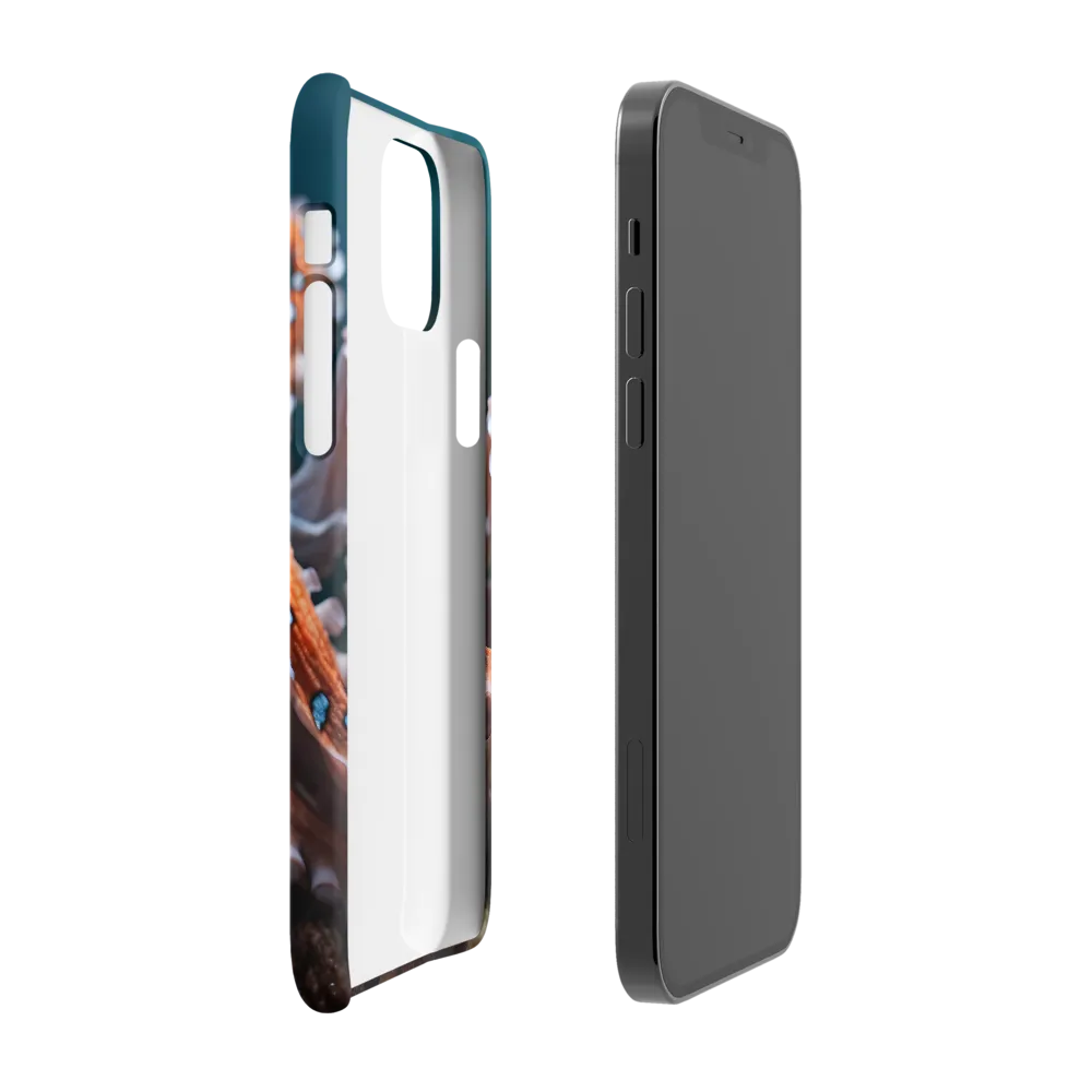 Curiosity of the Deep: The Orange Octopus | Phone Case |  12 | Snap Case | Matte