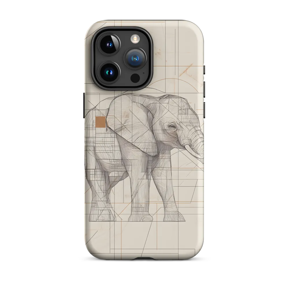 Geometric Elegance: The Steel Elephant