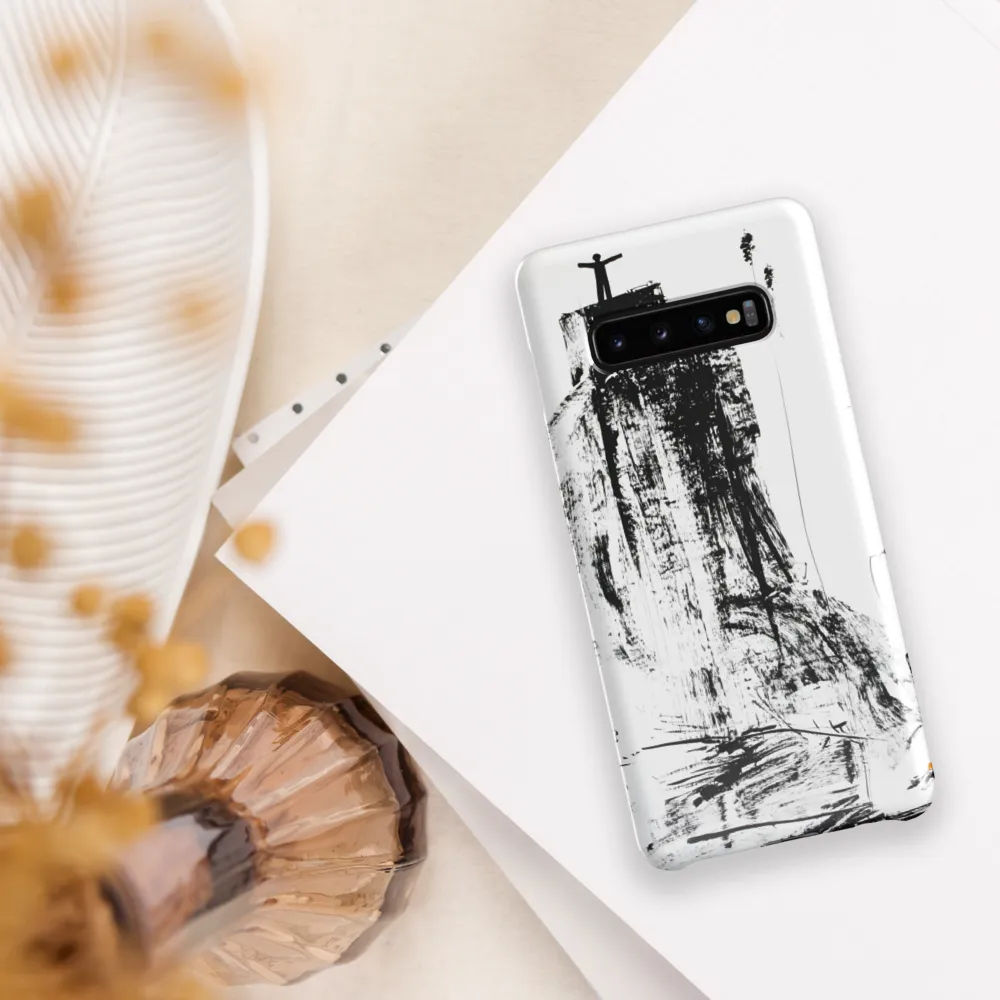 Contemplation on the Edge | Phone Case |  S10 Plus | Snap Case | Glossy