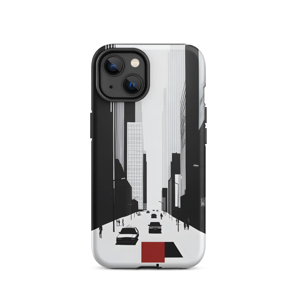 Urban Solitude: A Minimalistic Cityscape