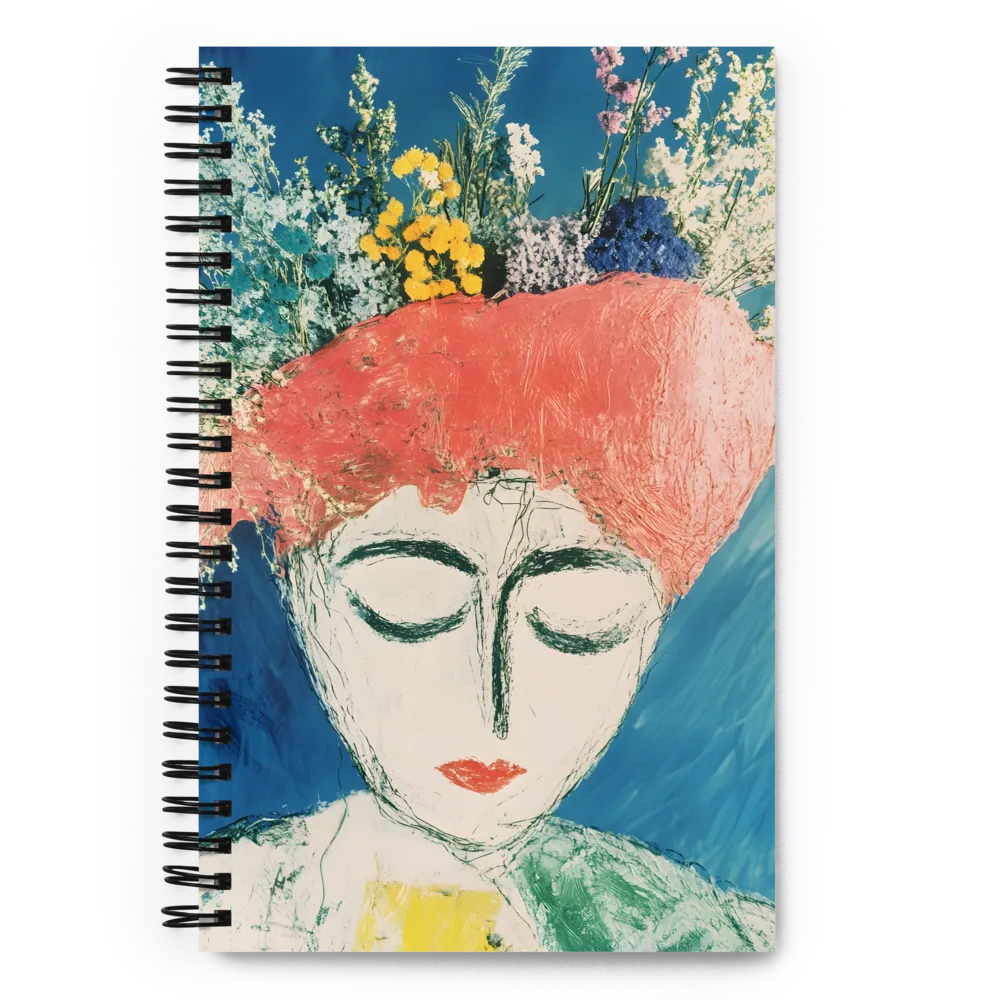 Serenity in Bloom | Spiral Notebook