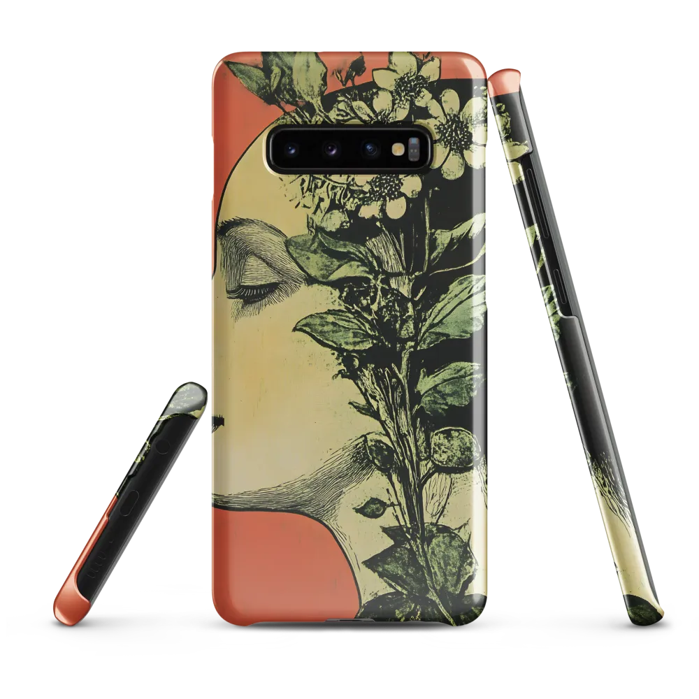 Harmony of Nature and Femininity | Phone Case |  S10 Plus | Snap Case | Glossy