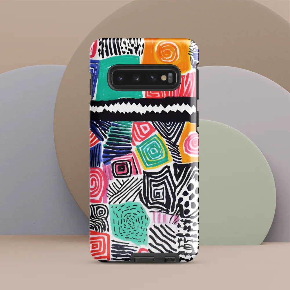 Rhythms of Color and Form | Phone Case |  S10 | Tough Case | Glossy