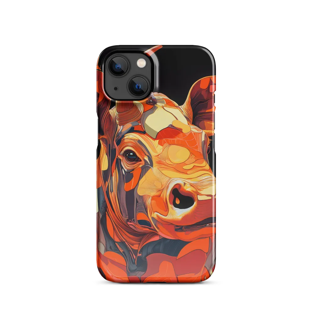 Modern Serenade: The Vibrant Cow