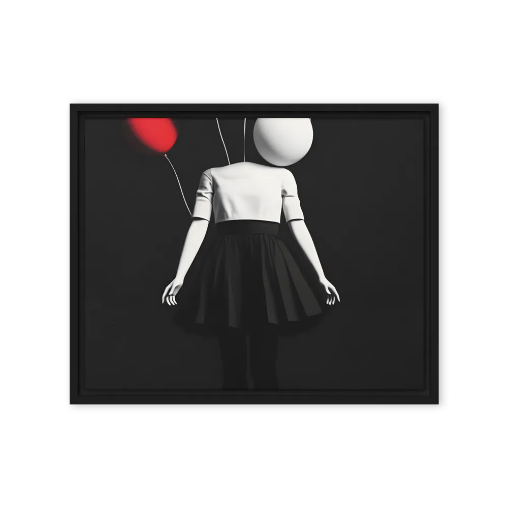 Suspended in Mystery | Canvas with Black Frame | 16″×20″