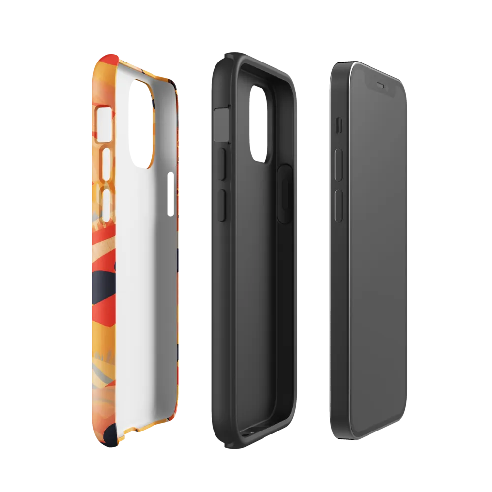 Whispers of the Abstract Horizon | Phone Case |  12 mini | Tough Case | Glossy