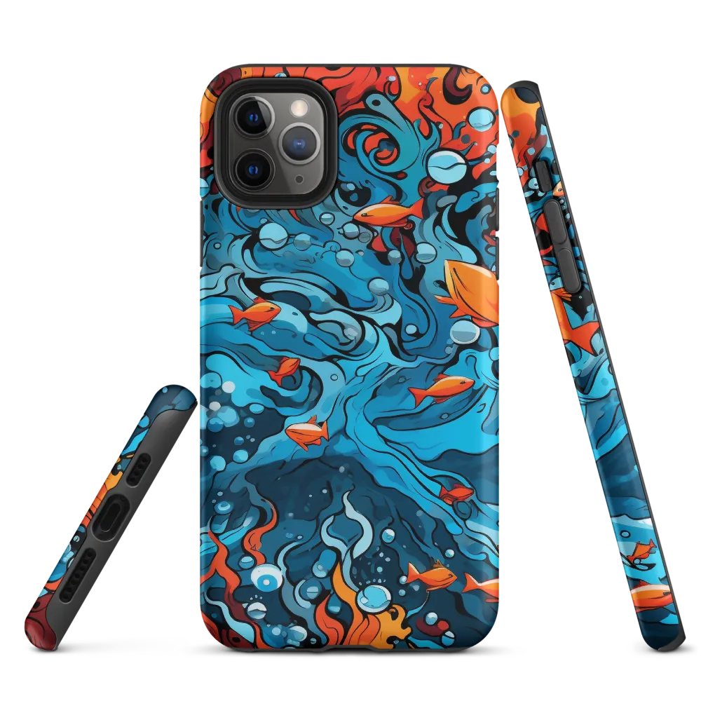 Fluid Harmony: Ocean and Flames