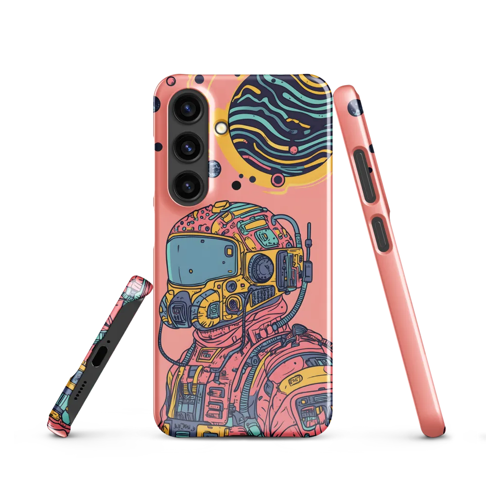 Exploration Beyond: A Digital Astronaut | Phone Case |  S24 | Snap Case | Glossy