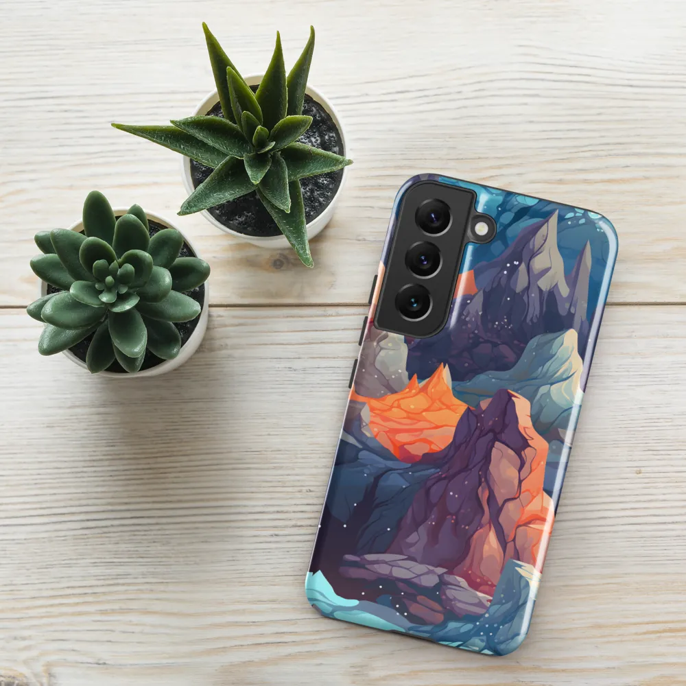 Mystical Peaks of Imagination | Phone Case |  S22 | Tough Case | Glossy