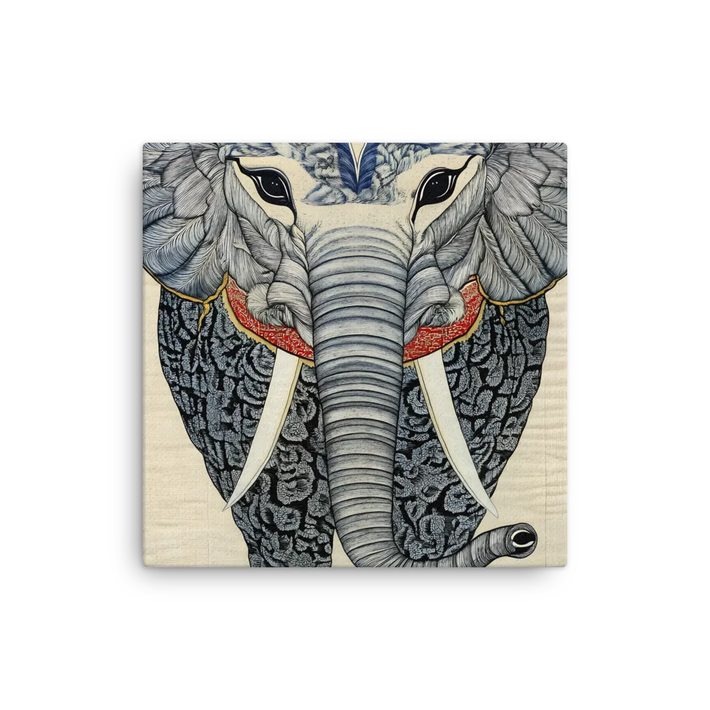 Majesty of the Elephant | Thin Canvas | 12″×12″
