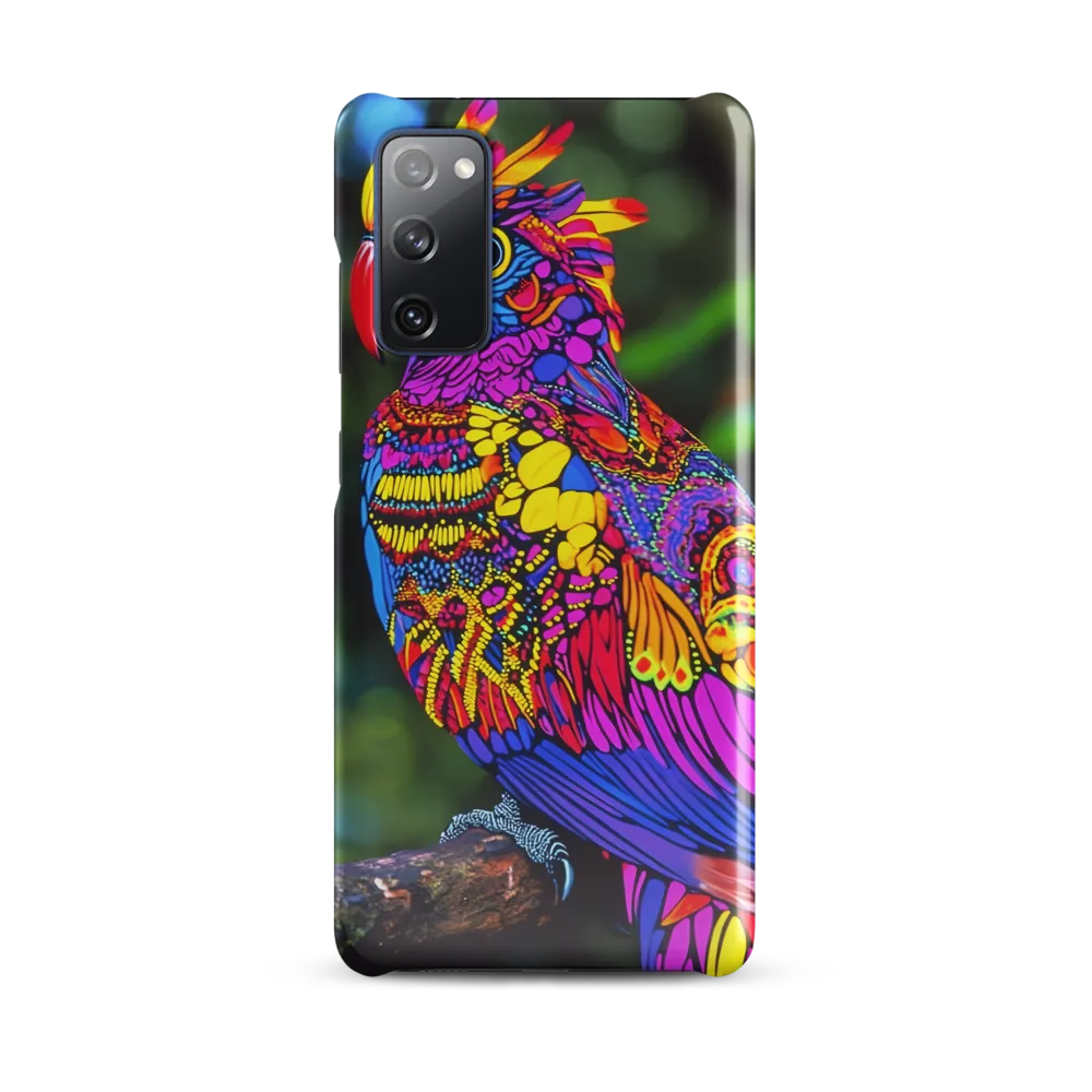 Vibrant Psychedelic Parrot