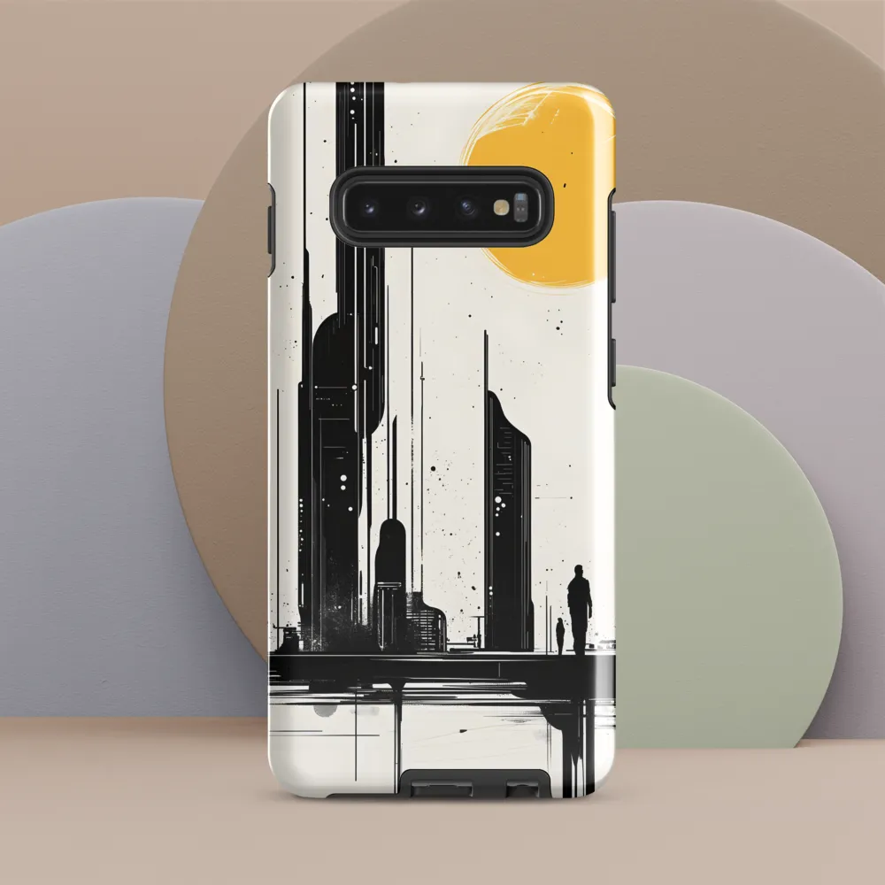 Contemplation in the City of Tomorrow | Phone Case |  S10 Plus | Tough Case | Glossy