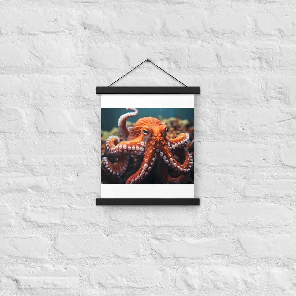 Curious Depths | Poster With Black Wood Hanger | 11″×14″