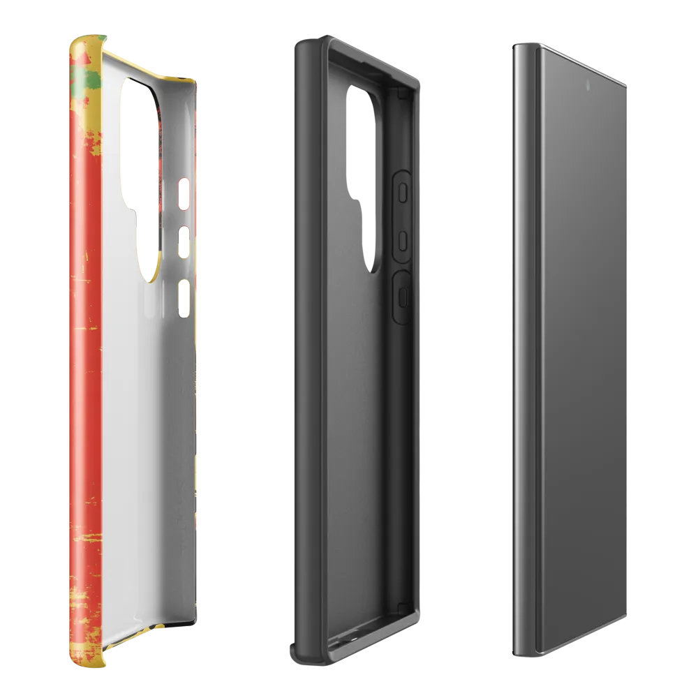 Journey to the Stars: A Retro-Futuristic Landscape | Phone Case |  S23 Ultra | Tough Case | Glossy