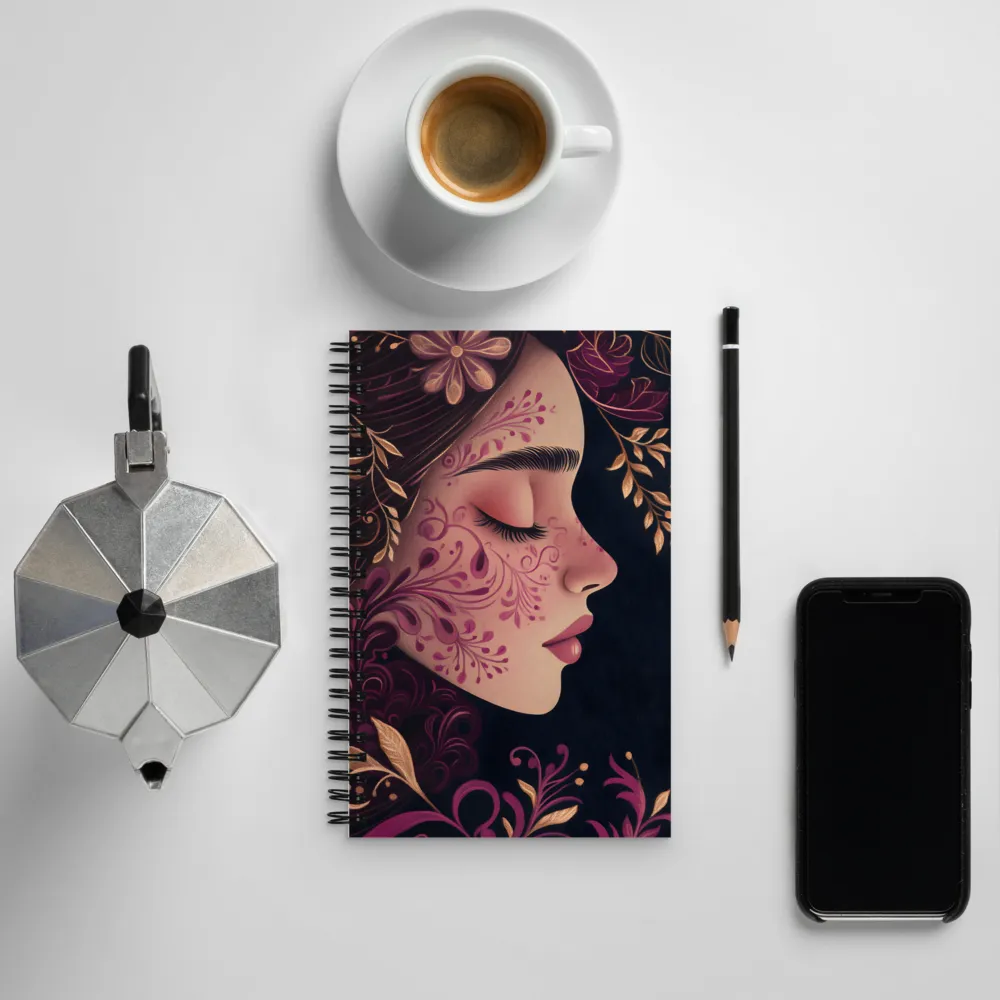 Serenity in Bloom | Spiral Notebook