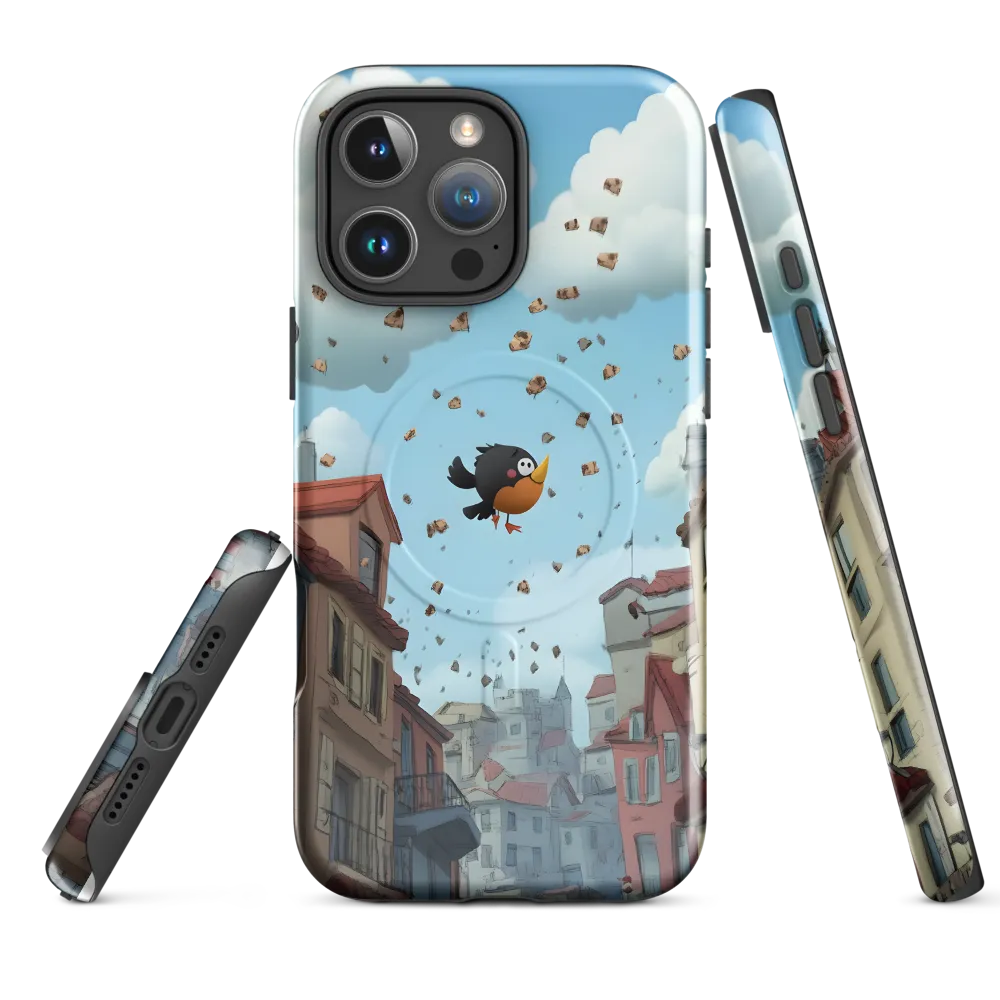 A Whimsical Flight Through Bread and Sky