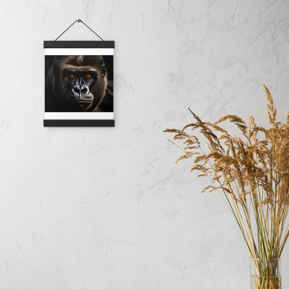 Majestic Gaze | Poster With Black Wood Hanger | 8″×10″