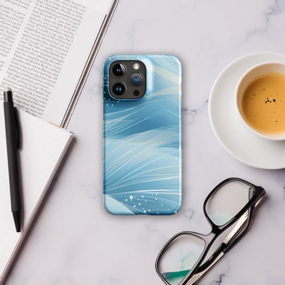 Ethereal Ocean Waves | Phone Case |  15 Pro Max | Snap Case | Glossy