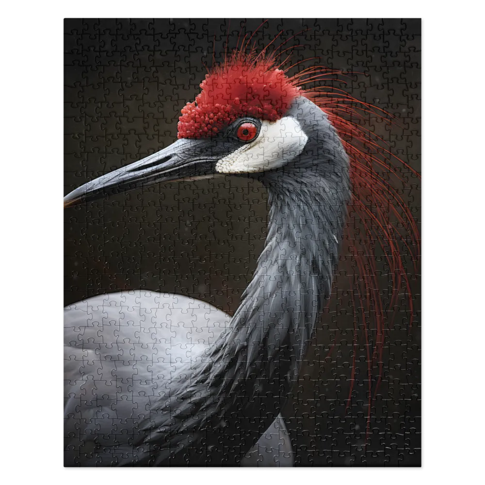 Ember-Crested Elegance | Jigsaw Puzzle | 520 pieces