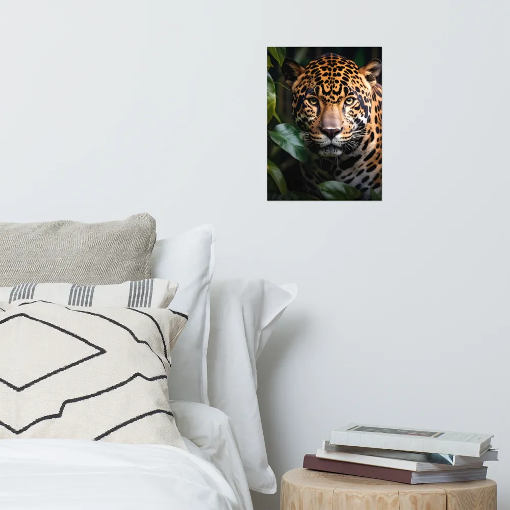 The Intensity of Nature: A Jaguar’s Gaze | Poster | 12″×16″