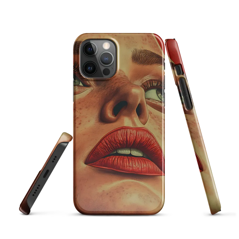 Red Intensity: A Portrait of Elegance