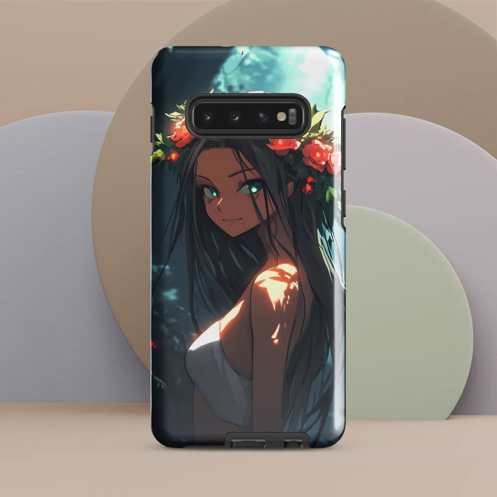 The Enchanted Forest Maiden | Phone Case |  S10 Plus | Tough Case | Glossy