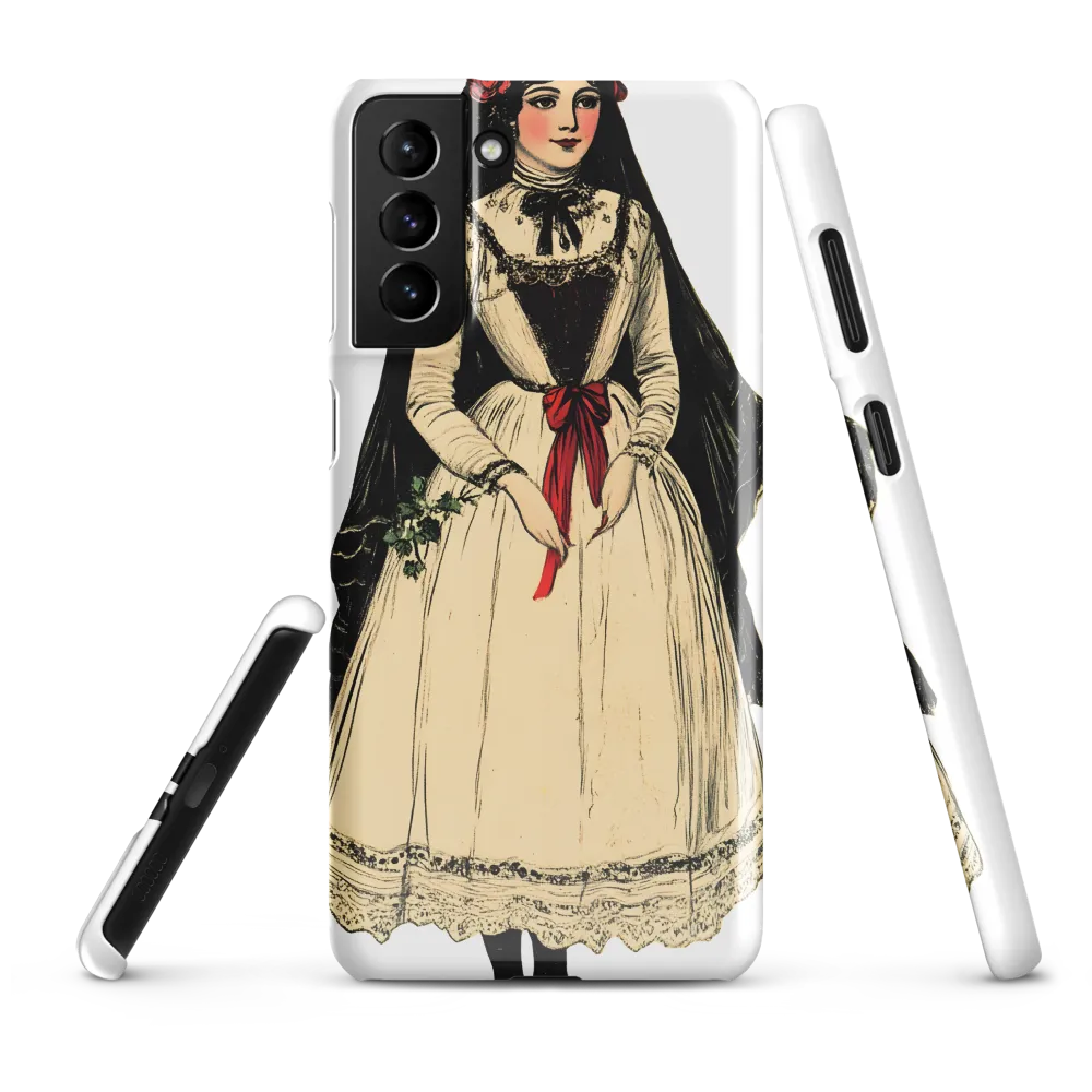 Elegance in Tradition: A Folk Portrait