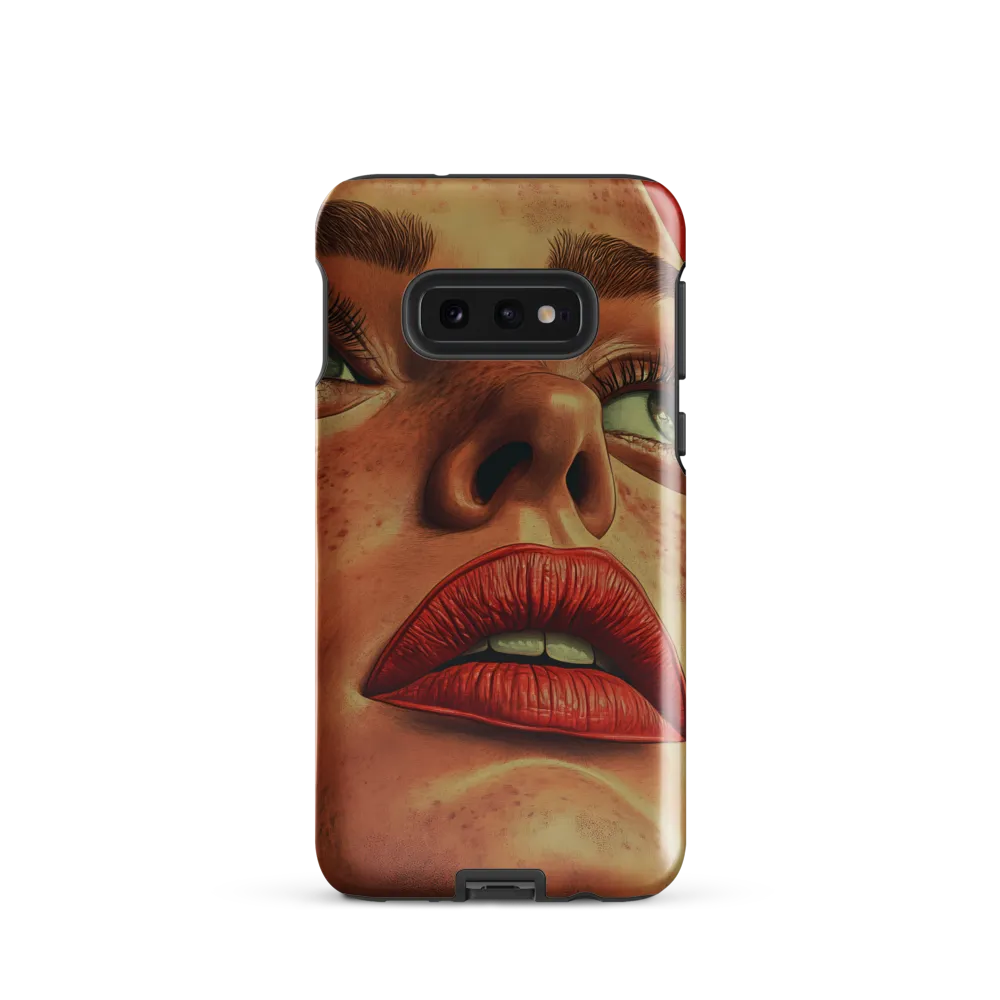 Red Intensity: A Portrait of Elegance