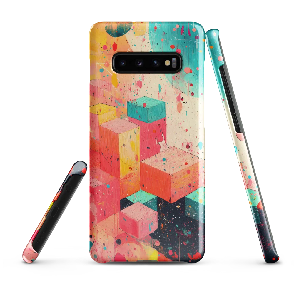 Cubist Symphony in Color | Phone Case |  S10 Plus | Snap Case | Glossy