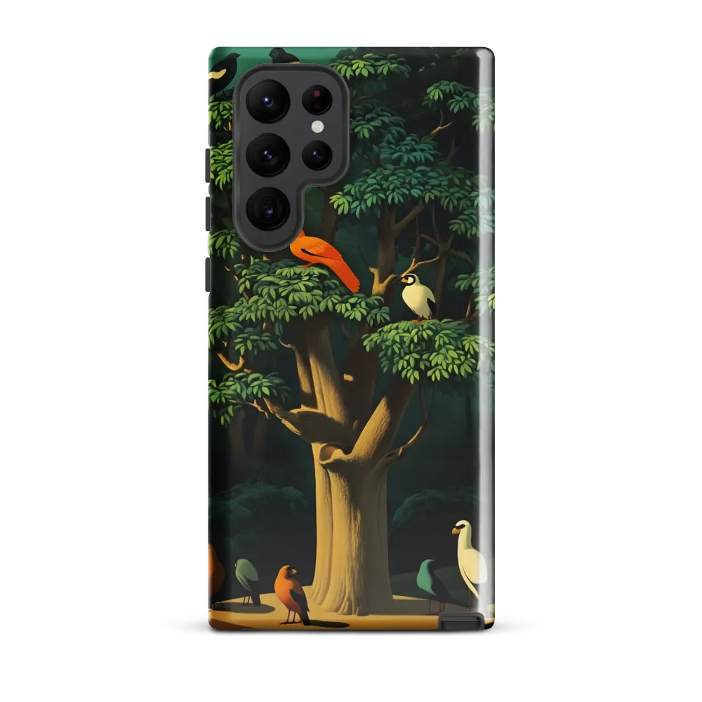 Harmony in Color: A Surreal Bird Symphony