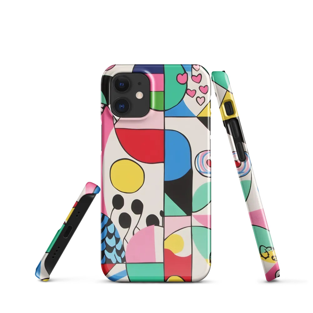 Dynamic Interplay of Shapes | Phone Case |  12 Mini | Snap Case | Glossy