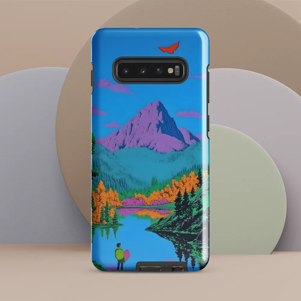 Whispers of Color: A Surreal Escape | Phone Case |  S10 Plus | Tough Case | Glossy