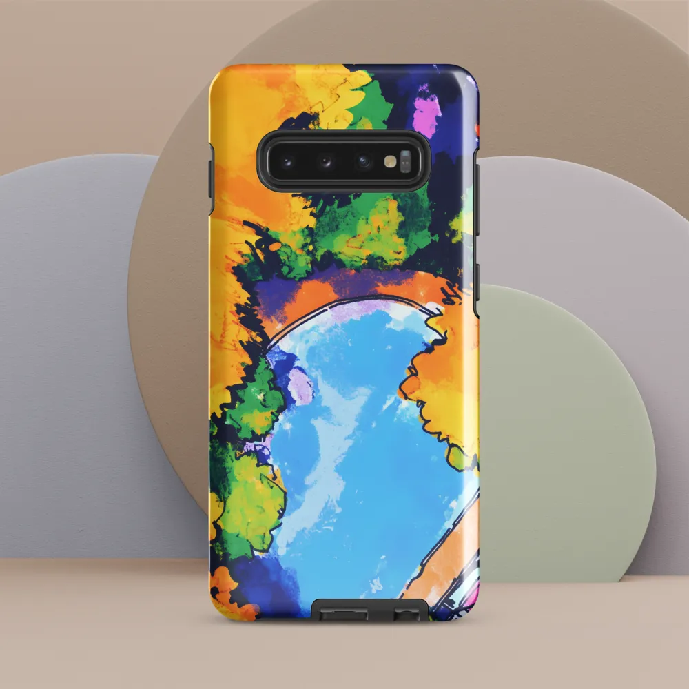 Vibrant Waterscape | Phone Case |  S10 Plus | Tough Case | Glossy