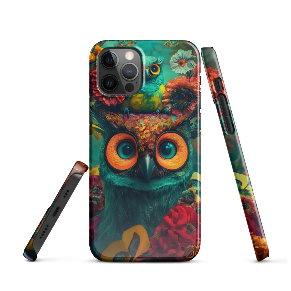 Majestic Harmony: The Floral Owl