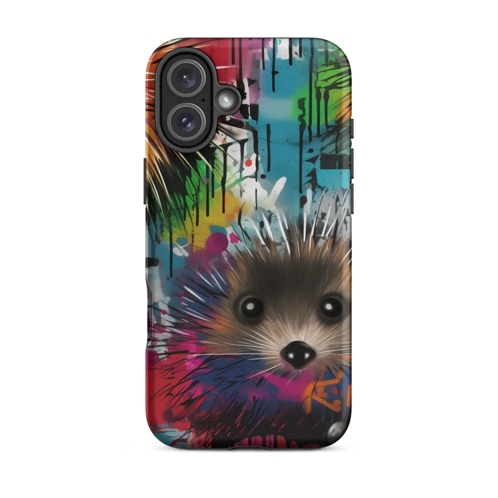 Whimsical Hedgehogs in a Kaleidoscopic Wonderland